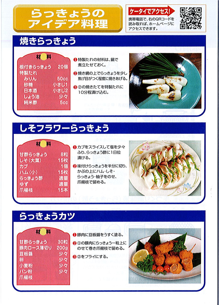 島根らっきょう